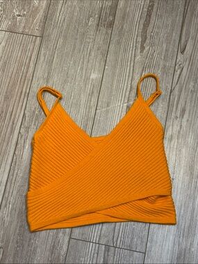 aerie Ribbed Wrap Crop Tank
